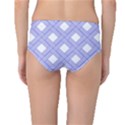 Textile Cross Seamless Pattern Mid-Waist Bikini Bottoms View2