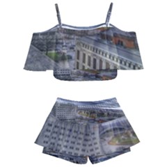 Ohio Supreme Court View Kids  Off Shoulder Skirt Bikini by Riverwoman