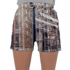 Chicago L Morning Commute Sleepwear Shorts by Riverwoman