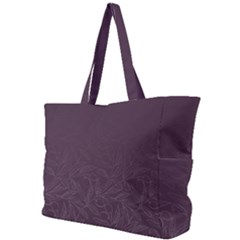 Organic Olive Leaves Pattern Hand Drawn Purple Red Wine Simple Shoulder Bag by genx