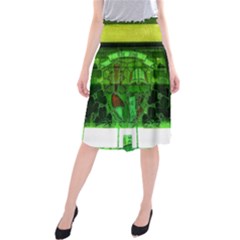 Dublin Scioto Irish Window Midi Beach Skirt by Riverwoman