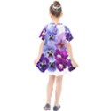 Pansy Isolated Violet Nature Kids  Smock Dress View2