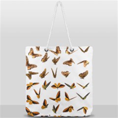 Butterfly Butterflies Insect Swarm Full Print Rope Handle Tote (large) by Pakrebo