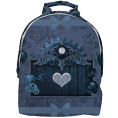 Elegant Heart With Steampunk Elements Mini Full Print Backpack by FantasyWorld7