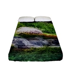 Chicago Garden Of The Phoenix Fitted Sheet (full/ Double Size) by Riverwoman