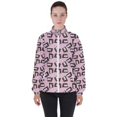 Bento Lunch Pink Women s High Neck Windbreaker by snowwhitegirl