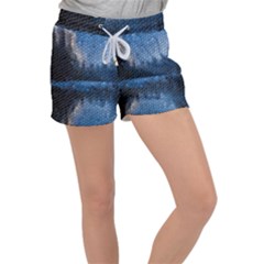 Mountain Glass Women s Velour Lounge Shorts by snowwhitegirl