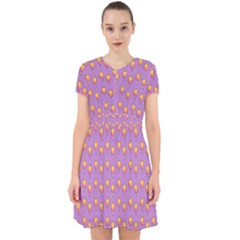 Cotton Candy Pattern Violet Adorable In Chiffon Dress by snowwhitegirl