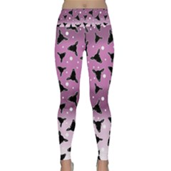 Deer Dots Ombre Lightweight Velour Classic Yoga Leggings by snowwhitegirl