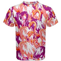 Flamingos Men s Cotton Tee by StarvingArtisan