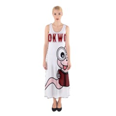 Literal Bookworm Sleeveless Maxi Dress by emeraldwolfpress