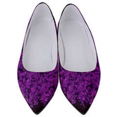 Queen Annes Lace In Purple Women s Low Heels by okhismakingart