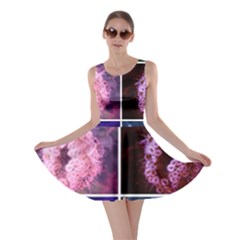 Closing Queen Annes Lace Collage (vertical) Skater Dress by okhismakingart