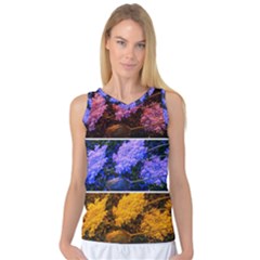 Primary Color Queen Anne s Lace Women s Basketball Tank Top by okhismakingart