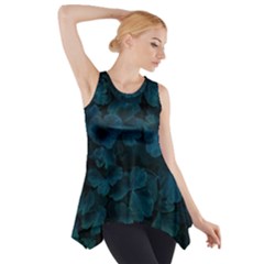 Columbine Leaves Side Drop Tank Tunic by okhismakingart