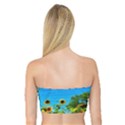 Bright Sunflowers Bandeau Top View2