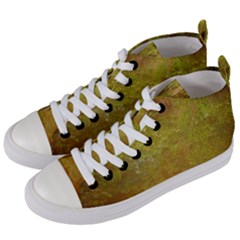 Lake Reflection Women s Mid-top Canvas Sneakers by okhismakingart