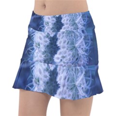 Light Blue Closing Queen Annes Lace Tennis Skirt by okhismakingart