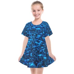 Blue Queen Anne s Lace Hillside Kids  Smock Dress by okhismakingart