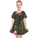 Pink Rose Field (Sideways) Kids  Smock Dress View1