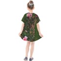 Pink Rose Field (Sideways) Kids  Smock Dress View2