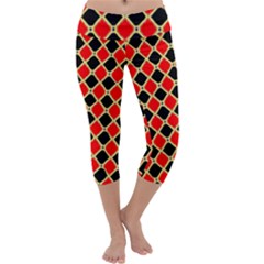 Rby 4 Capri Yoga Leggings by ArtworkByPatrick