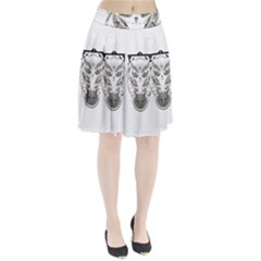 Owl Pleated Skirt by Sudhe