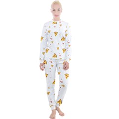 Pizza Pattern Pepperoni Cheese Funny Slices Women s Lounge Set by genx