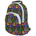 Graffiti 3 1 Rounded Multi Pocket Backpack View1