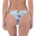 Cute Fairy Dancing On A Piano Reversible Bikini Bottom View2