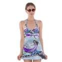 Cute Fairy Dancing On A Piano Halter Dress Swimsuit  View1