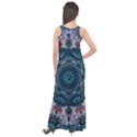 Marbels Glass And Paint Love Mandala Decorative Sleeveless Velour Maxi Dress View2