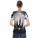 Halloween Illustration Decoration Short Sleeve Front Detail Top View2