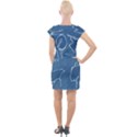 Katsushika Hokusai, Egrets from quick lessons in simplified drawing Cap Sleeve Bodycon Dress View2