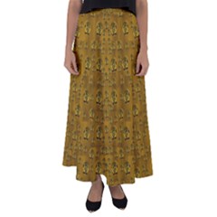 Freedom And Spectacular Butterflies Flared Maxi Skirt by pepitasart