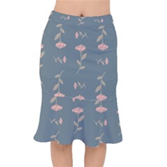 Florets Rose Flower Mermaid Skirt by HermanTelo