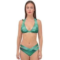 Board Conductors Circuits Double Strap Halter Bikini Set by HermanTelo