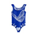 Heart Love Butterfly Mother S Day Kids  Frill Swimsuit View1