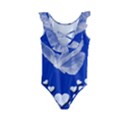 Heart Love Butterfly Mother S Day Kids  Frill Swimsuit View2