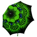 Monster Green Evil Common Hook Handle Umbrellas (Small) View2