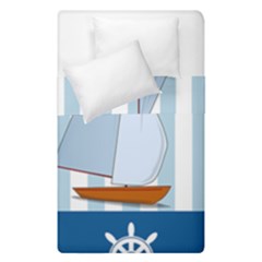 Yacht Boat Nautical Ship Duvet Cover Double Side (single Size) by HermanTelo