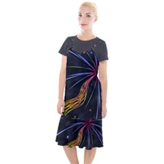 Stars Space Firework Burst Light Camis Fishtail Dress by HermanTelo