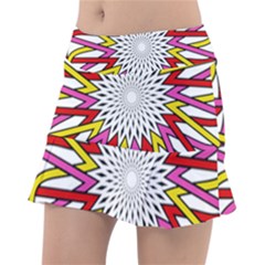 Sun Abstract Mandala Tennis Skirt by HermanTelo