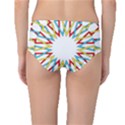 Wheel Complex Symbol Mandala Mid-Waist Bikini Bottoms View2