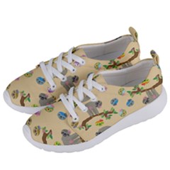 Sloth Neutral Color Cute Cartoon Women s Lightweight Sports Shoes by HermanTelo