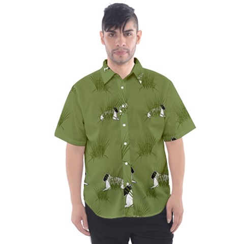 Sheep Lambs Men s Short Sleeve Shirt by HermanTelo