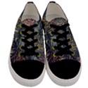 Zentangle Deer Women s Low Top Canvas Sneakers View1