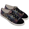 Zentangle Deer Women s Low Top Canvas Sneakers View3