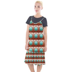 Abstract Circle Square Camis Fishtail Dress by HermanTelo