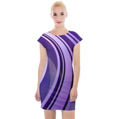 Circle Concentric Render Metal Cap Sleeve Bodycon Dress by HermanTelo